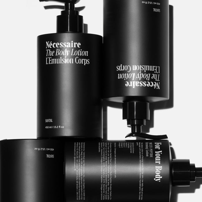 Top-view image of Nécessaire The Body Lotion Santal