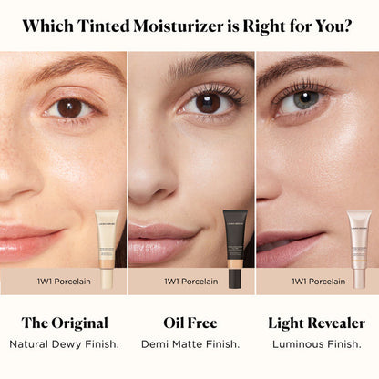 Model image of Laura Mercier Tinted Moisturizer Oil Free Broad Spectrum SPF 20 variant: Petal