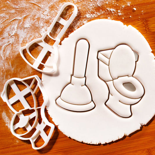 Toilet Bowl & Plunger Set