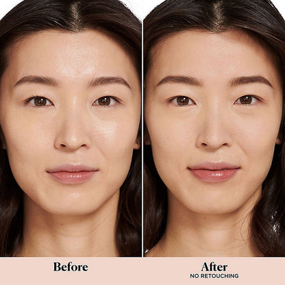Before and after results of using   variant: Translucent