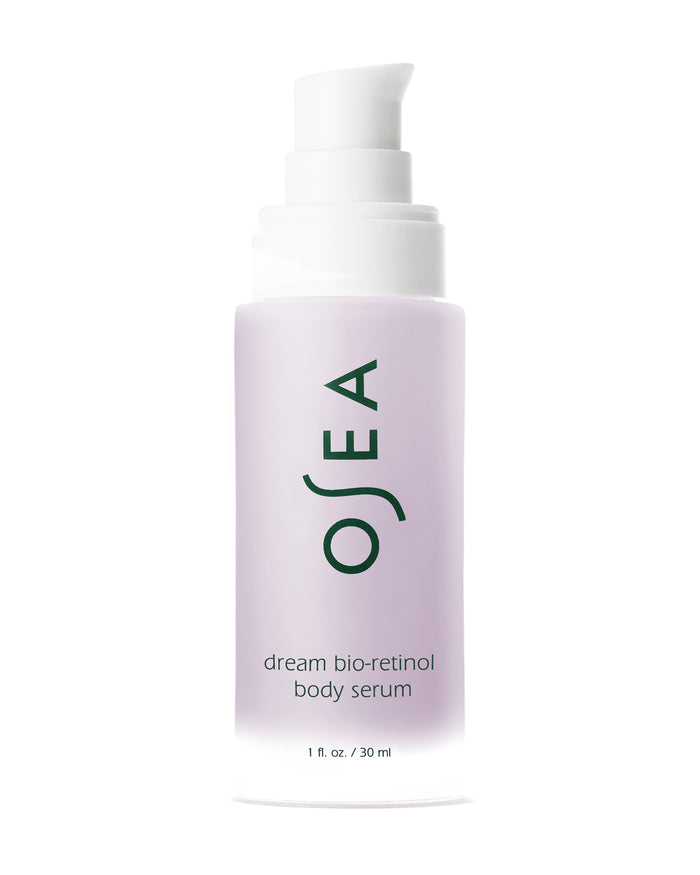 OSEA body serum bottle on a white background
