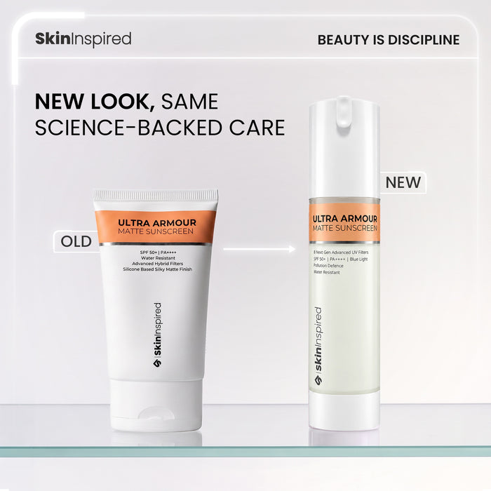 Skininspired Ultra Armour Matte Sunscreen New Packaging