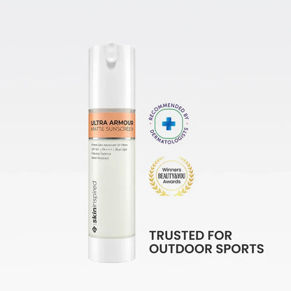 SkinInspired Ultra Armour Matte Silicon Sunscreen for Pollution Defence and Water Resistant
