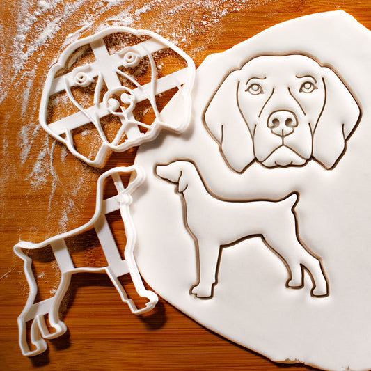 set of 2 Vizsla cookie cutters