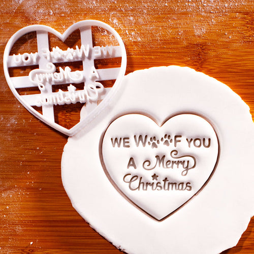 We Woof You A Merry Christmas (Heart)