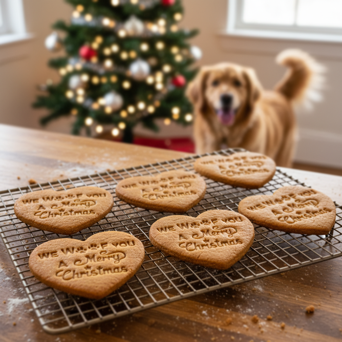 We Woof You A Merry Christmas (Heart)