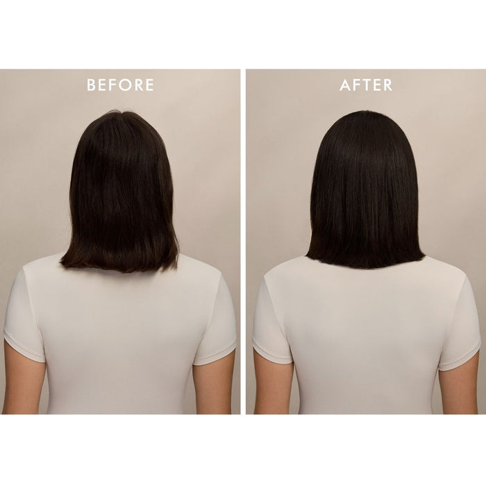 Before and after results of using Moroccanoil Weightless Hydrating Mask variant: 8.5 oz