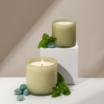 Lifestyle image of Lafco Wild Honeysuckle Candle variant: Signature
