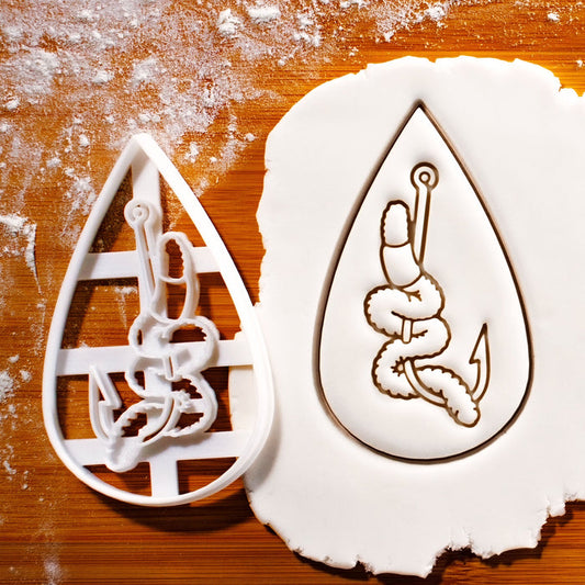 Worm Bait Cookie Cutter